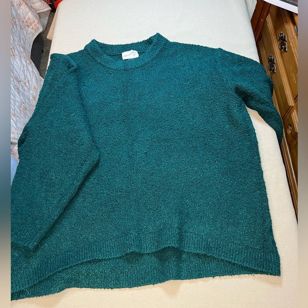 Universal Thread Teal Crew Neck Sweater - image 1